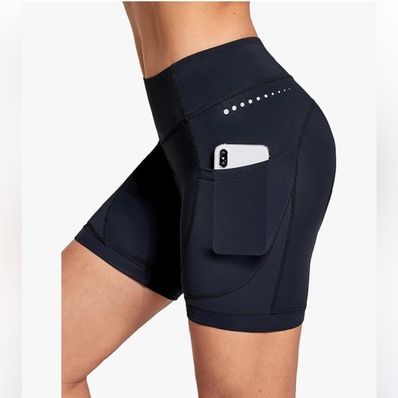 Baleaf 4D Padded Bike Shorts Women Cycling Underwear Gel Padding Pockets Size M - Picture 1 of 9